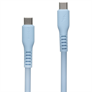 USB кабель Proove Eternal Type-C to Type-C 60W 1м Блакитний (light Blue) 139162 фото