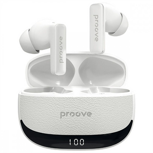 Бездротові навушники вкладиші Proove Dreamer TWS with ANC (APP) Білі (White) 183295 фото