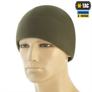 Шапка M-Tac Watch Cap Elite фліс (320г/м2) with Slimtex XL Зелена (Dark Olive) 221339 фото
