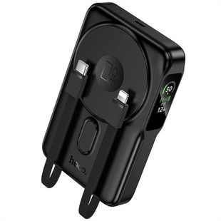 PowerBank 10000 mAh Hoco Q48 Core PD20W з БЗП+iWatch Чорний (Black) 210501 фото
