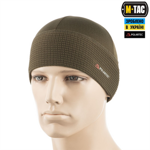 Шапка-підшоломник M-Tac Polartec XL Зелена (Dark Olive) 221665 фото