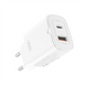 Зарядний пристрій XO L130 (1USB-С, 1USB, 3А) PD, QC 3.0 Білий (White) 165874 фото 1