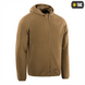 Кофта M-Tac Lite Microfleece Hoodie Коричнева (Coyote Brown) (L) 225618 фото 5