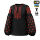 Вишиванка жіноча M-Tac 100% льон Чорна (Black) (XS) 227633 фото 1