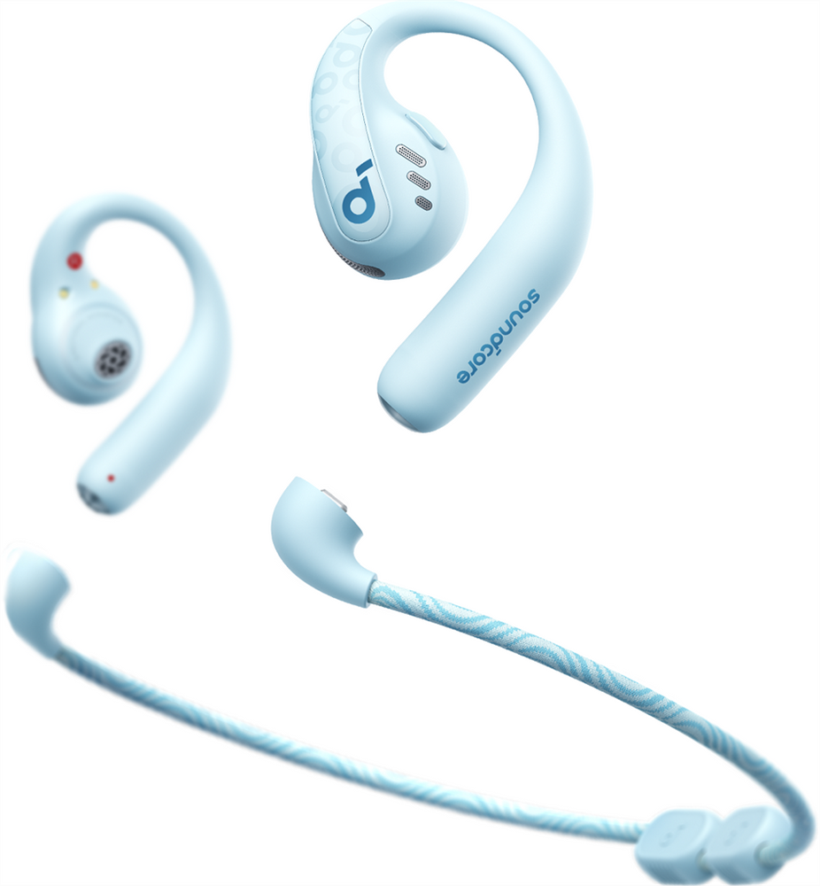 Бездротові навушники вкладиші Anker SoundCore AeroFit Pro Блакитні (Blue) 144788 фото