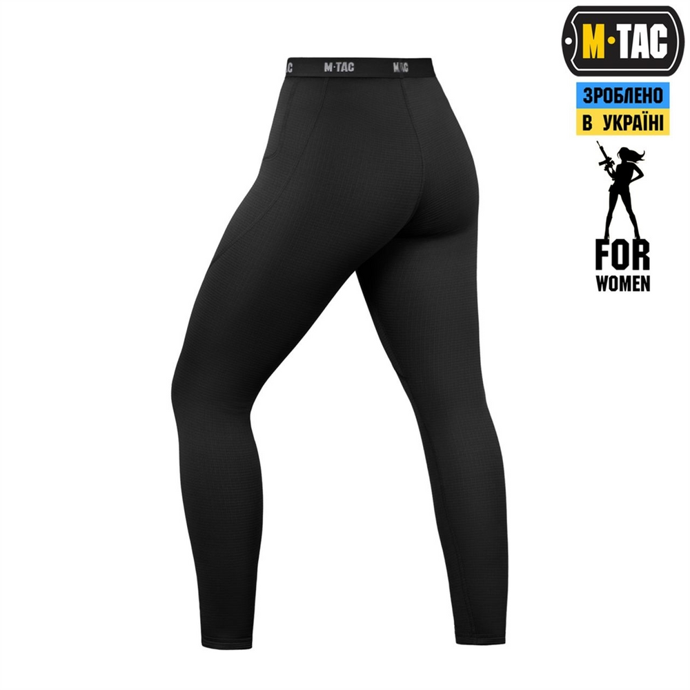 Термоштани M-Tac фліс Delta Level 2 Lady Чорні (Black) (2XS) 234132 фото