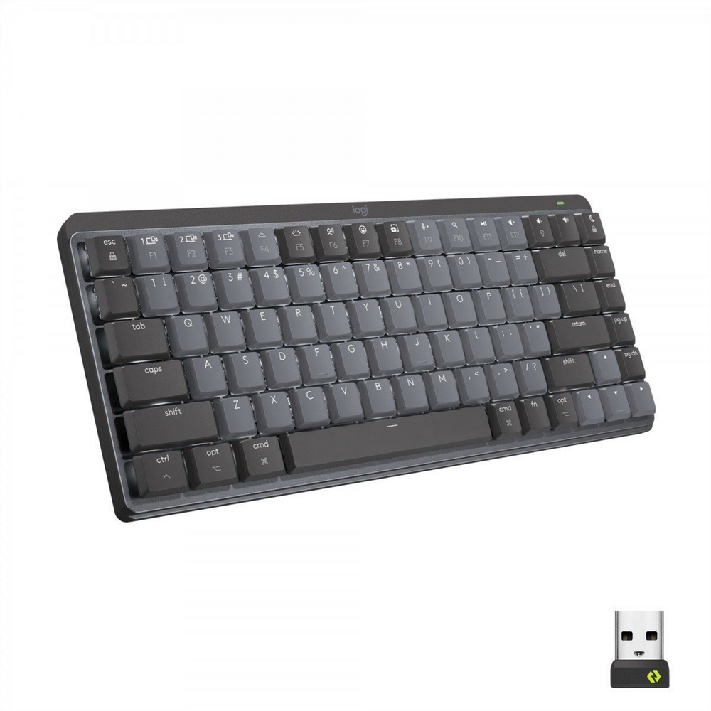 Клавіатура Bluetooth Logitech MX Mechanical Mini Illuminated Сіра (Graphite) 165461 фото