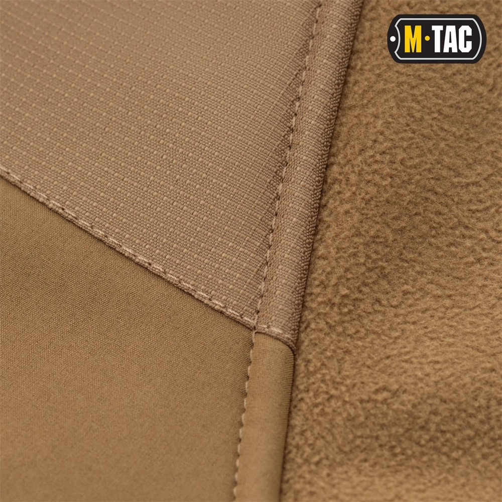 Куртка M-Tac Norman Windblock Fleece Коричнева (Coyote) (L) 225647 фото