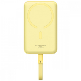 PowerBank 10000 mAh Baseus Magnetic Mini 30W Жовтий (Yellow) 246815 фото