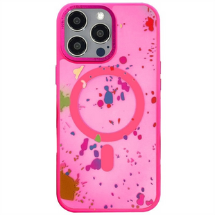 Чохол накладка для iPhone 15 Pro TPU+PC Flush with Magnetic Fit Рожева (Barbie Pink) 264557 фото