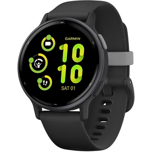 Смарт-годинник Garmin VivoActive 5 Slate Aluminum Bezel with Black Case and Silicone Band (010-02862-10,010-02862-50,010 197268 фото