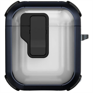 Чохол для навушників Airpods 1/2 Locking Button Синій (Blue) 194115 фото