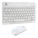 Клавіатура бездротова (2.4G+Bluetooth) Jeqang JB-350 + миша Біла (White) 170037 фото 1