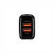 Зарядний пристрій Veron VR-C12C 12W 2USB 2.4A + кабель Micro-USB Чорний (Black) 101635 фото 3