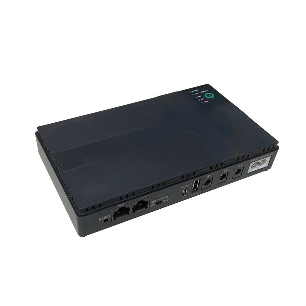 Джерело безперебійного живлення для роутерів 20000 mAh UPS DCSL-1036PC USB, DC, 5V+9V+12V 36W Чорний (Black) 271767 фото