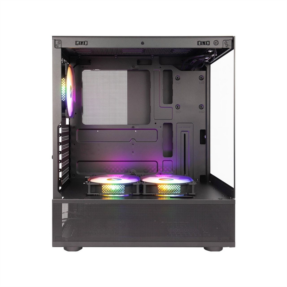 Корпус 1stPlayer Mi7-A-BK-2F7R-1F7 Чорний (Black) 208102 фото