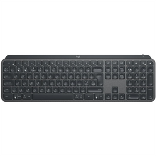 Клавіатура бездротова Logitech MX Keys Advanced for Business Wireless Illuminated Сіра (Graphite) 185205 фото