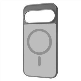 Чохол накладка для Google Pixel 9/9 Pro/10/10 Pro Wave Matte Color Case with Magnetic Ring Сіра (Grey) 213808 фото
