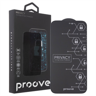 Захисне скло для iPhone 15 Pro Max Proove Privacy Чорне (Black) 128346 фото