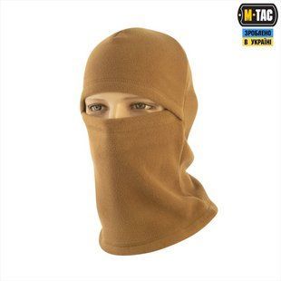 Балаклава-ніндзя M-Tac Elite фліс (320г/м2) Коричнева (Coyote) 217324 фото