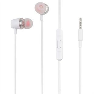 Навушники з мікрофоном Hoco M107 Discoverer universal Білі (White) 114869 фото