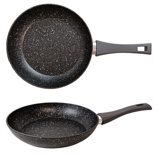 Сковорода Gusto GT-2104-28 28*5.3см Чорна (Black) 155338 фото
