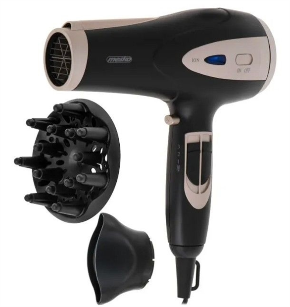 Фен Mesko MS 2287 Чорний (Black) 212754 фото