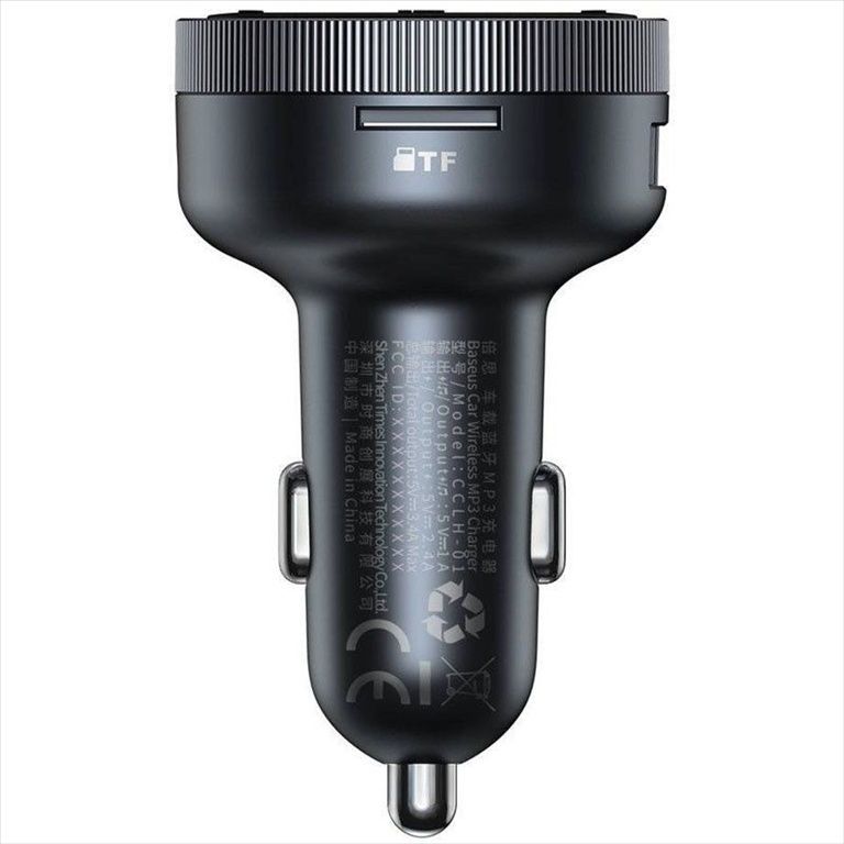 Fm-модулятор Baseus Enjoy 17W (2USB-A) (CCLH-01) Чорний (Black) 206237 фото