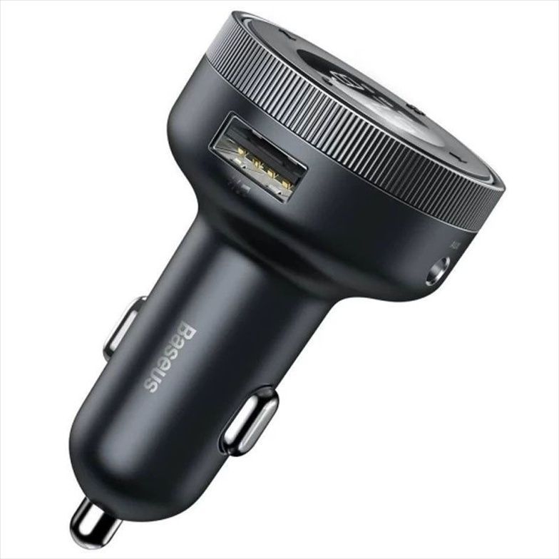 Fm-модулятор Baseus Enjoy 17W (2USB-A) (CCLH-01) Чорний (Black) 206237 фото