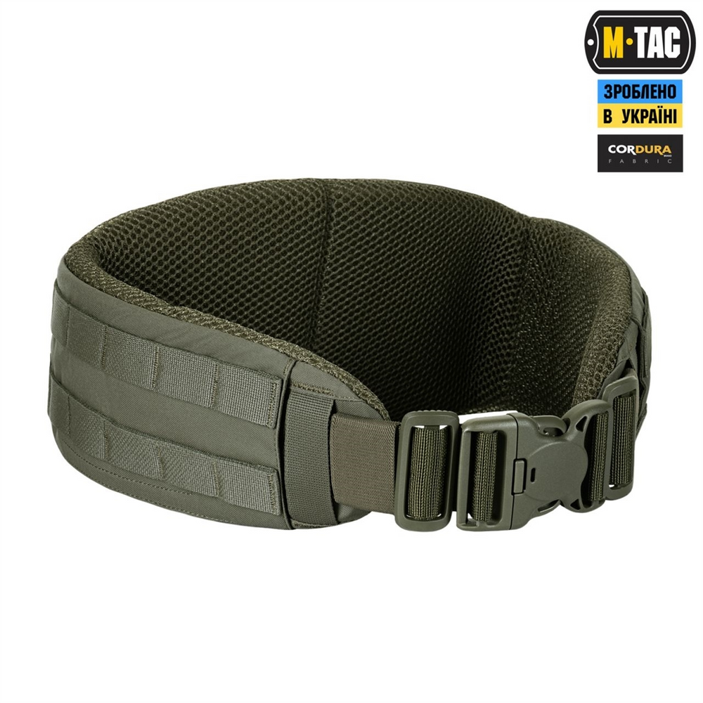Пояс тактичний M-Tac War Belt ARMOR Зелений (Ranger Green) (XS/S) 223589 фото