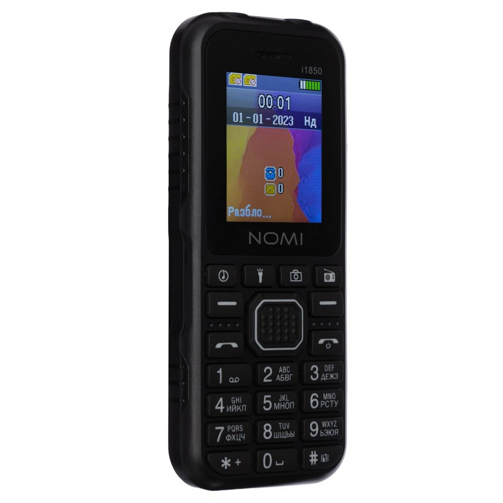 Мобільний телефон Nomi i1850 Чорний (Black) 116232 фото