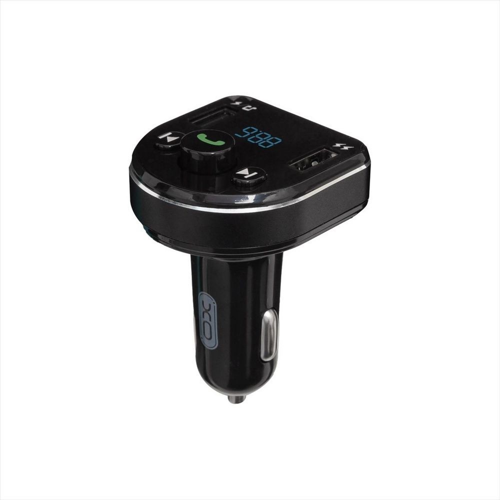 Fm-Модулятор XO BCC-01 3.1A/2 USB BluetoothЧорний (Black) 99256 фото