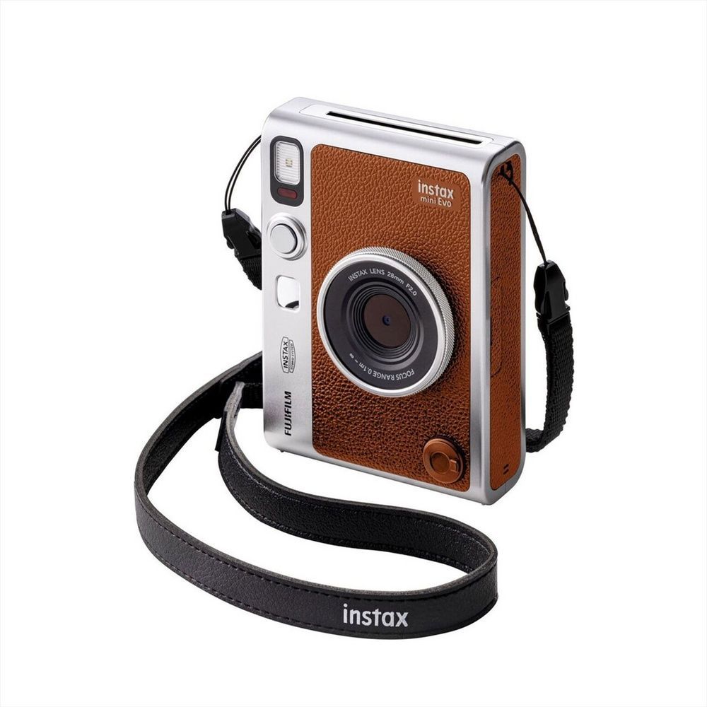 Камера моментального друку Fujifilm Instax Mini EVO (16812534) Коричнева (Brown) 246163 фото