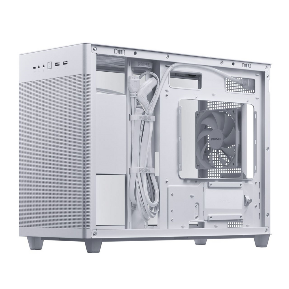Корпус Asus Prime AP201 White Tempered Glass (90DC00G3-B39010) Білий (White) 207952 фото