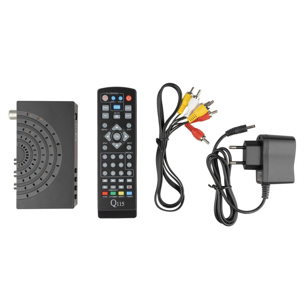 T2 тюнер DVB Q-115 Plastik приставка для цифрового ТБ 112712 фото
