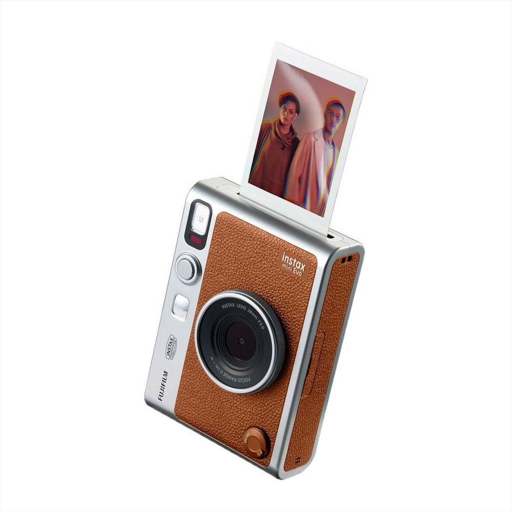 Камера моментального друку Fujifilm Instax Mini EVO (16812534) Коричнева (Brown) 246163 фото