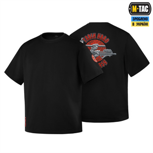 Футболка M-Tac Train Hard Oversized Cotton Hard Чорна (Black) (L) 234967 фото