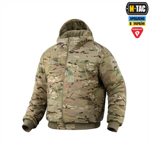 Куртка M-Tac MA-1 Hooded Military Зелена (Multicam) (L/R) 229815 фото