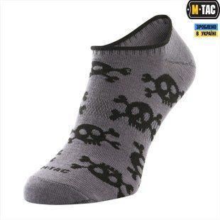 Шкарпетки M-Tac літні легкі Pirate Skull Сірі (Dark Grey) (39-42) 236691 фото