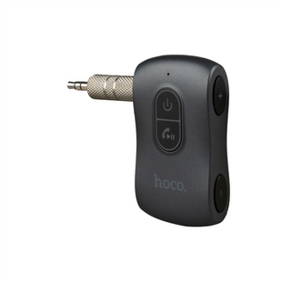 FM-трансмітер AUX Hoco E73 Tour Car BT Receiver Сірий (Metal Grey) 114572 фото