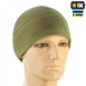 Шапка M-Tac Watch Cap Elite фліс (320г/м2) з липучкою M Зелена (Tan) 221360 фото 4
