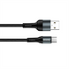 USB кабель ColorWay USB - USB Type-C 1м 2.4A (CW-CBUC045-BK) Чорний (Black) 191839 фото 2