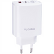 Зарядний пристрій Gelius Stratus GP-HC068 45W (1Type-C+1USB-A) Білий (White) 180620 фото 1