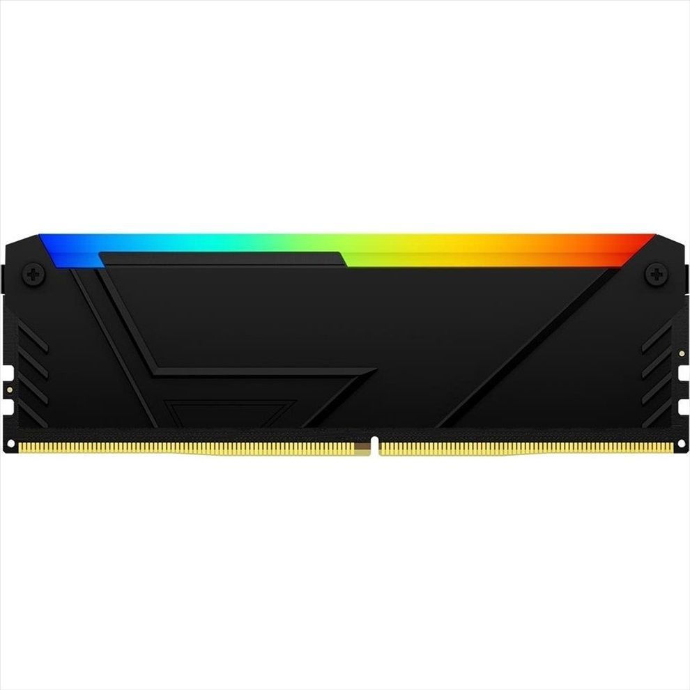 Модуль пам'яті DDR4 16GB/3200 Kingston Fury Beast RGB (KF432C16BB12A/16WP) Чорний (Black) 208367 фото