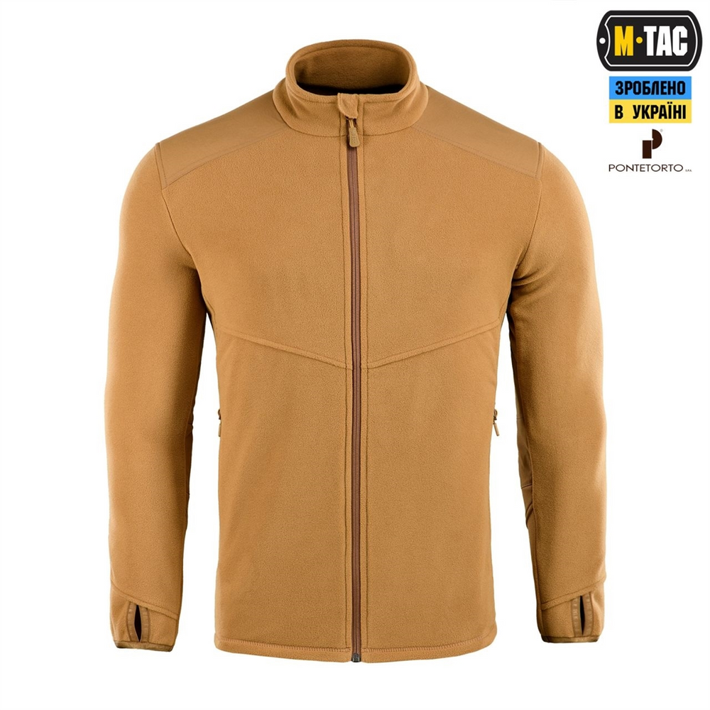 Кофта M-Tac Legatus Microfleece Коричнева (Coyote Brown) (M) 225923 фото