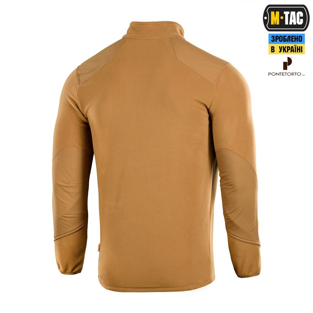 Кофта M-Tac Legatus Microfleece Коричнева (Coyote Brown) (M) 225923 фото