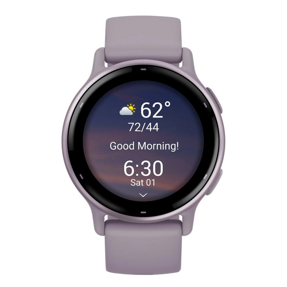 Смарт-годинник Garmin VivoActive 5 Metallic Orchid Aluminum Bezel with Orchid Case and Silicone (010-02862-13) 197270 фото