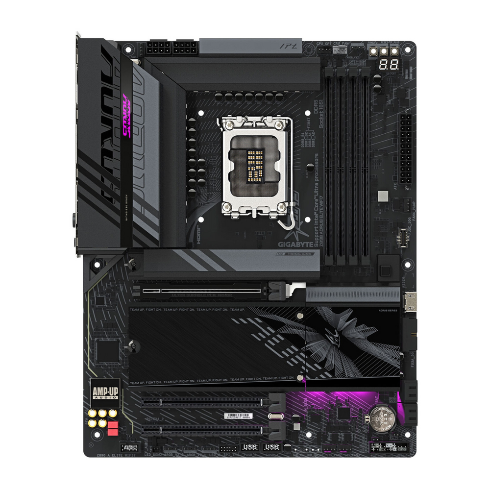 Материнська плата Gigabyte Z890 Aorus Elite WiFi7 Чорна (Black) 208947 фото