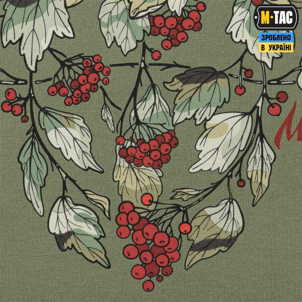 Футболка M-Tac Тризуб калина camo Зелена (Light Olive) (2XL) 235892 фото