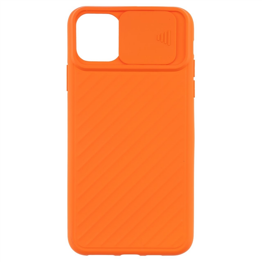 Чохол накладка для iPhone 11 Pro Max HIDE CAMERA Помаранчева (Orange) 84119 фото